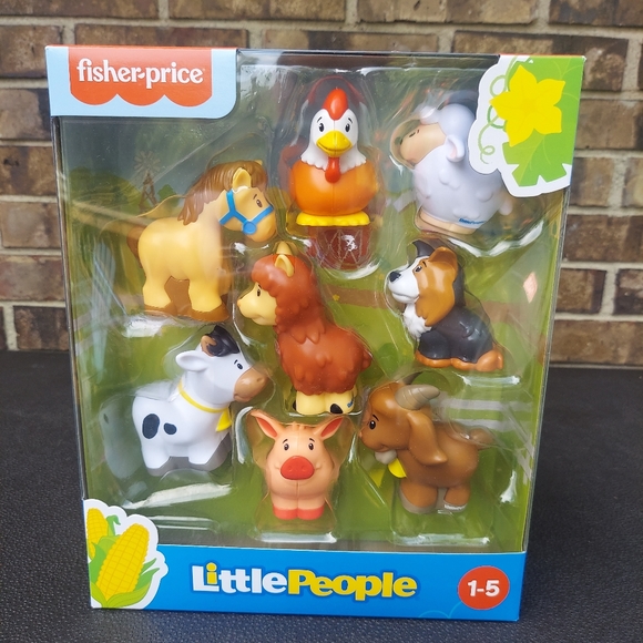 Fisher-Price LITTLE PEOPLE Farm ANIMAL Friends 8 piece Toy Set NEW NIB - Picture 1 of 7
